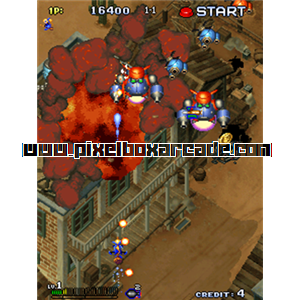 Pixelbox Arcade - Gunbird 2 (1998), a Shooter / Flying Vertical game by Psikyo