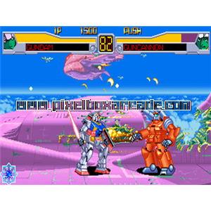 Pixelbox Arcade - Mobile Suit Gundam EX Revue (1994), a Fighter / Versus game by Banpresto