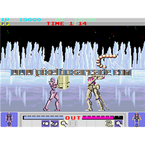 Pixelbox Arcade - Galactic Warriors (1985), a Fighter / Versus game by Konami