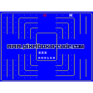 Pixelbox Arcade - Head On 2 (1979), a Maze / Driving game by Sega