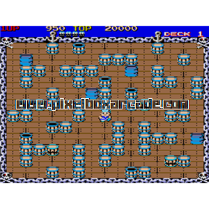 Pixelbox Arcade - Pirate Ship Higemaru (1984), a Maze game by Capcom