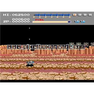 Pixelbox Arcade - Horizon (1985), a Shooter / Driving Horizontal game by Irem