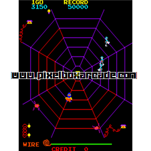 Pixelbox Arcade - Hot Shocker (1982), a Maze game by E.G. Felaco