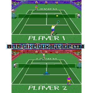 Pixelbox Arcade - Hot Shots Tennis (1990), a Sports / Tennis game by Strata/Incredible Technologies