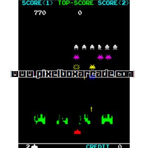 Pixelbox Arcade - IPM Invader, a Shooter / Gallery game by Irem
