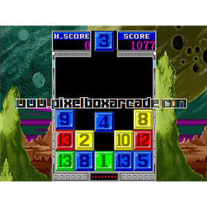 Pixelbox Arcade - IQ-Block (1993), a Puzzle / Drop game by IGS