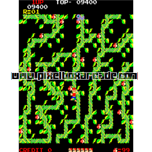 Pixelbox Arcade - Jack the Giantkiller (1982), a Climbing game by Cinematronics