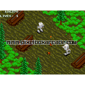 Pixelbox Arcade - Return of the Jedi (1984), a Shooter / Driving Diagonal game by Atari