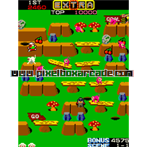 Pixelbox Arcade - Jumping Jack (1984), a Platform / Run Jump game by Universal