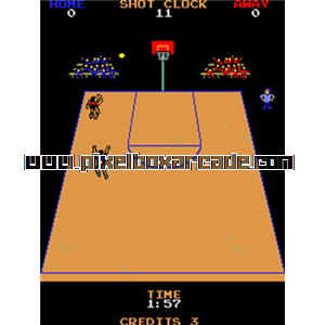 Pixelbox Arcade - Jump Shot (1985), a Sports / Basketball game by Bally Midway