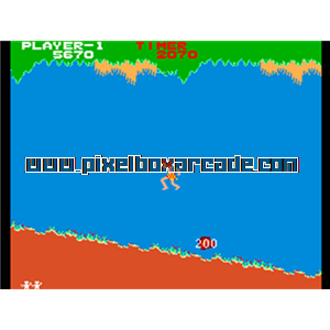 Pixelbox Arcade - Jungle King (1982), a Platform / Run Jump Scrolling game by Taito Corporation