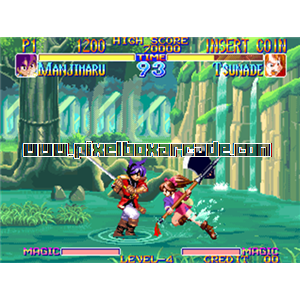 Pixelbox Arcade - Far East of Eden - Kabuki Klash (1995), a Fighter / Versus game by Hudson