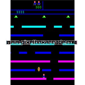 Pixelbox Arcade - Kaos (1981), a Platform / Run Jump game by GamePlan
