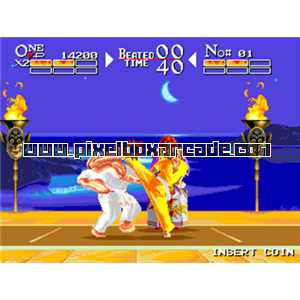 Pixelbox Arcade - The Karate Tournament (1992), a Fighter / Versus game by Mitchell