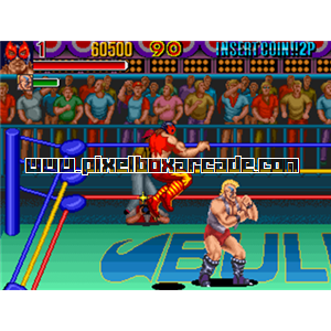 Pixelbox Arcade - Knuckle Bash (1993), a Fighter / Versus Co-op game by Toaplan