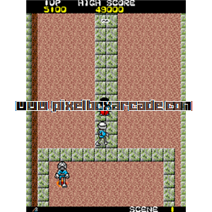 Pixelbox Arcade - KiKi KaiKai (1986), a Shooter / Walking game by Taito Corporation