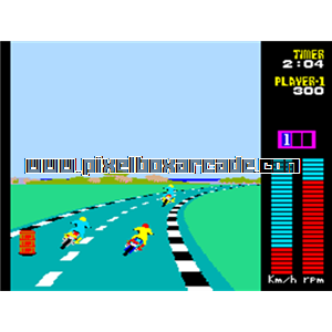 Pixelbox Arcade - Kick Start Wheelie King (1984), a Driving / Race Bike game by Taito Corporation