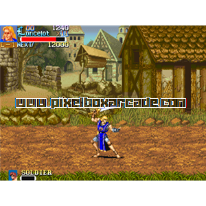 Pixelbox Arcade - Knights of the Round (1991), a Fighter / 2.5D game by Capcom