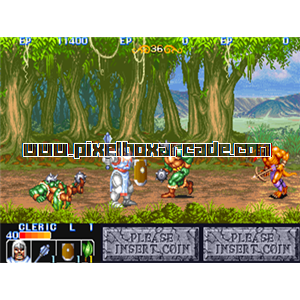 Pixelbox Arcade - The King of Dragons (1991), a Fighter / 2.5D game by Capcom