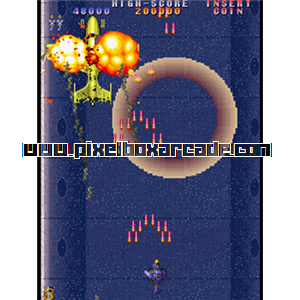 Pixelbox Arcade - Kyukyoku Tiger 2 (1995), a Shooter / Flying Vertical game by Taito Corporation