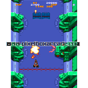 Pixelbox Arcade - Last Duel (1988), a Shooter / Driving Vertical game by Capcom
