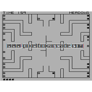 Pixelbox Arcade - Lazer Command (1976), a Maze / Shooter Small game by Meadows Games, Inc.
