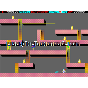 Pixelbox Arcade - Lode Runner (1984), a Platform / Run Jump game by Irem (licensed from Broderbund)
