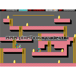 Pixelbox Arcade - Lode Runner III - The Golden Labyrinth (1985), a Platform / Run Jump game by Irem (licensed from Broderbund)