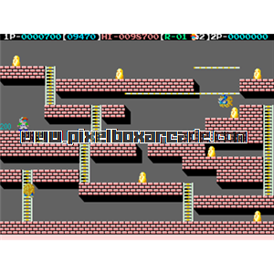 Pixelbox Arcade - Lode Runner IV - Teikoku Karano Dasshutsu (1986), a Platform / Run Jump game by Irem (licensed from Broderbund)