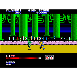 Pixelbox Arcade - Legend (1996), a Fighter / 2D game by Sega / Coreland ?