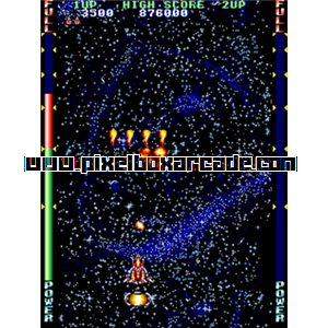Pixelbox Arcade - Lethal Thunder (1991), a Shooter / Flying Vertical game by Irem