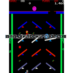 Pixelbox Arcade - Levers (1983), a Platform / Run Jump game by Rock-ola