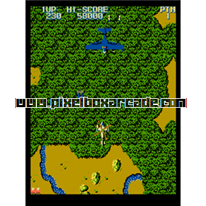 Pixelbox Arcade - Liberation (1984), a Shooter / Flying game by Data East Corporation