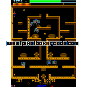 Pixelbox Arcade - Lost Tomb (1982), a Maze / Shooter Small game by Stern
