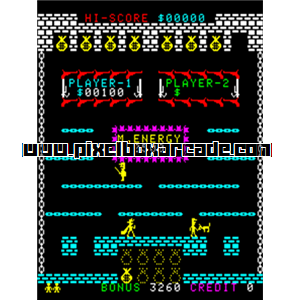 Pixelbox Arcade - Lupin III (1980), a Maze game by Taito