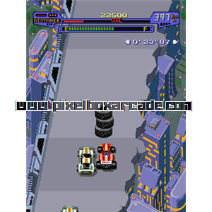 Pixelbox Arcade - Mad Gear (1989), a Driving / Race game by Capcom