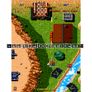 Pixelbox Arcade - Mad Shark (1993), a Shooter / Flying Vertical game by Allumer