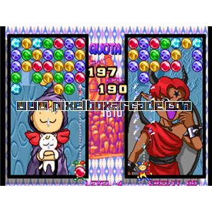 Pixelbox Arcade - Magical Drop II (1996), a Puzzle / Toss game by Data East Corporation