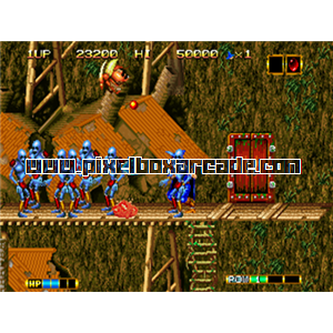 Pixelbox Arcade - Magician Lord (1990), a Platform / Shooter Scrolling game by Alpha Denshi Co.