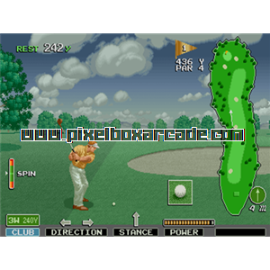 Pixelbox Arcade - Major Title (1990), a Sports / Golf game by Irem