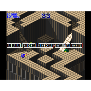 Pixelbox Arcade - Marble Madness (1984), a Maze game by Atari Games