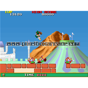 Pixelbox Arcade - Marvel Land (1989), a Platform / Fighter Scrolling game by Namco