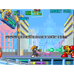 Pixelbox Arcade - Mega Man - The Power Battle (1995), a Fighter / Versus Co-op game by Capcom