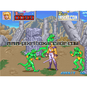 Pixelbox Arcade - Metamorphic Force (1993), a Fighter / 2.5D game by Konami