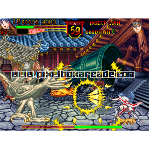 Pixelbox Arcade - Metamoqester (1995), a Fighter / Versus Co-op game by Banpresto/Pandorabox