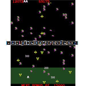 Pixelbox Arcade - Millipede (1982), a Shooter / Gallery game by Atari
