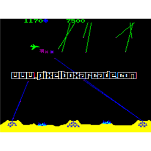 Pixelbox Arcade - Missile Command (1980), a Shooter / Command game by Atari