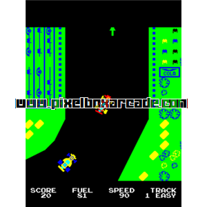 Pixelbox Arcade - Monte Carlo (1979), a Driving / Race game by Atari
