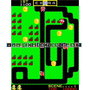 Pixelbox Arcade - Mr. Do! (1982), a Maze / Digging game by Universal