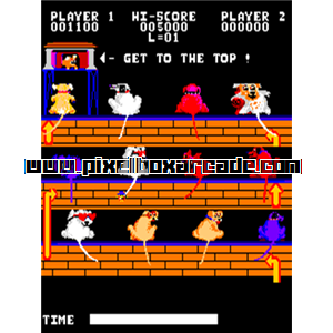 Pixelbox Arcade - The Amazing Adventures of Mr. F. Lea (1982), a Platform / Run Jump game by Pacific Novelty